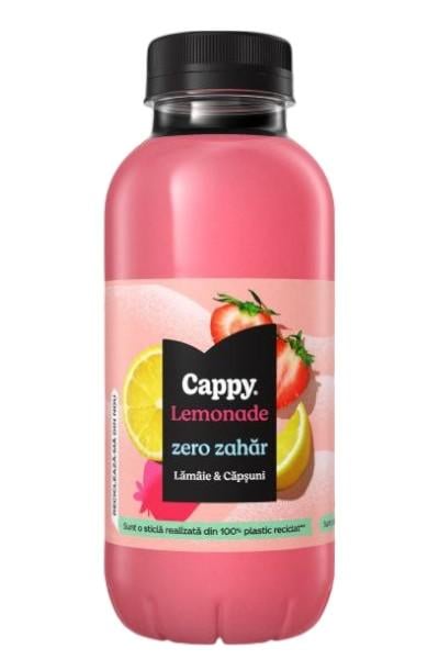 Лимонад Cappy Zero Sugar-Лимон и Полуница 400 мл (27198230)
