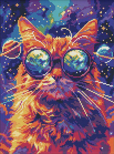 Алмазная мозаика Ideyka Звездные очки 30x40 см (Id-AMO8088)