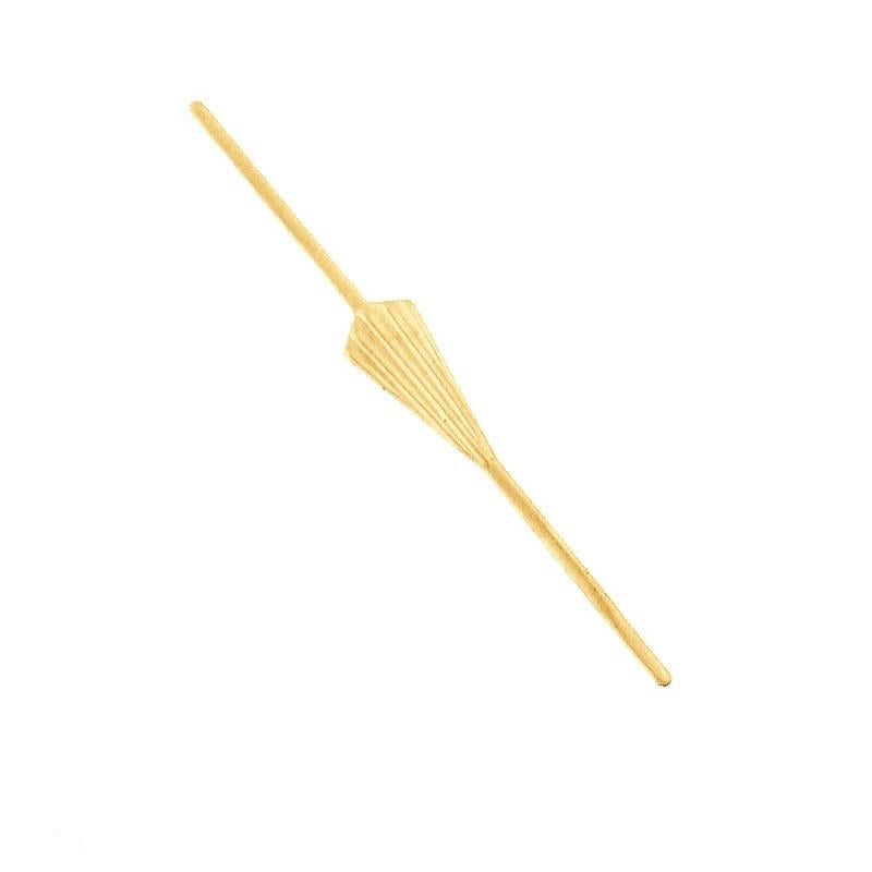 Фитинг лист для бусин и подвесок 46 мм 10 шт. Gold