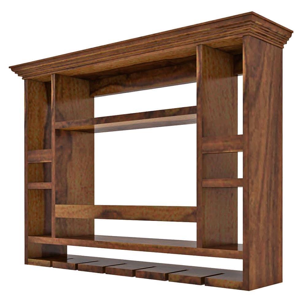 Полка для вина настенная из дерева Баруте Терракот (ПНК-018632)