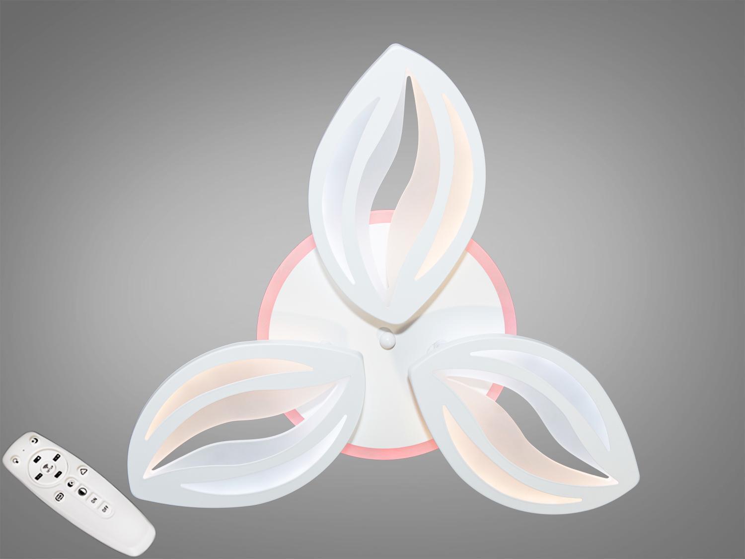 Люстра потолочная LED с пультом диммером и подсветкой 52W Люстра потолочная LED с пультом диммером и подсветкой 52W