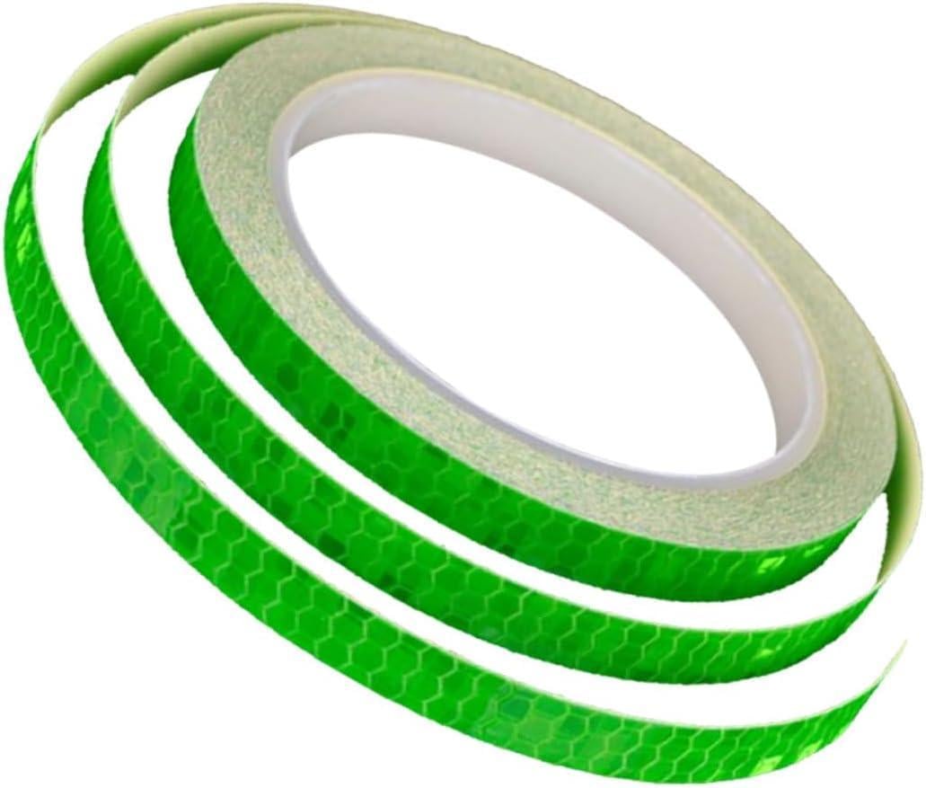 Стрічка самоклеюча світловідбивна 8 м Зелений (К0337)