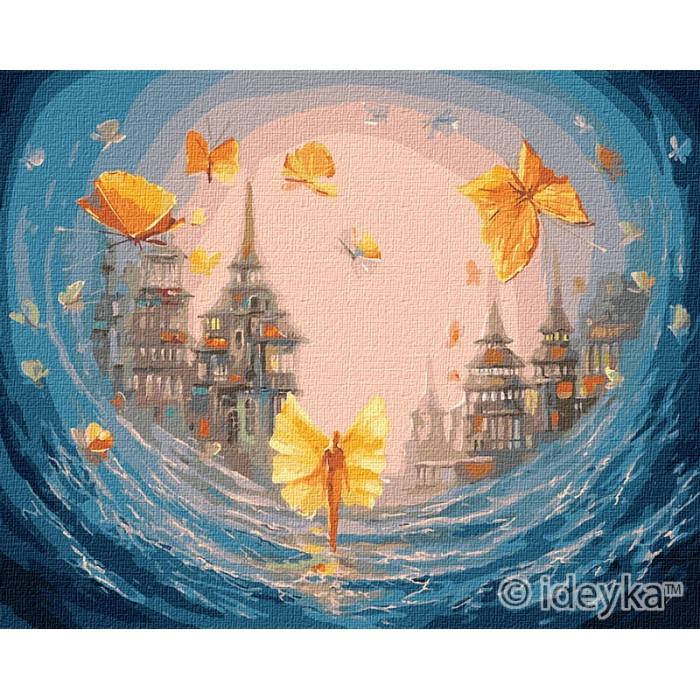 Картина по номерам Идейка Бабочки души 40х50 см (KHO5026)