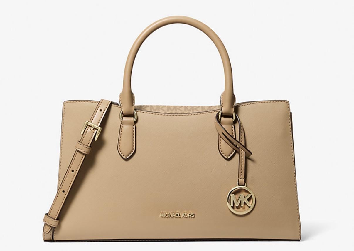 Сумка сетчел Michal Kors Arden Medium Top-Zip Satchel Camel (35F5G4XS2L)
