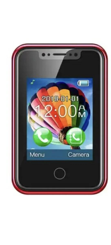 Телефон мобільний міні AIEK BM 8XR 2SIM Червоний