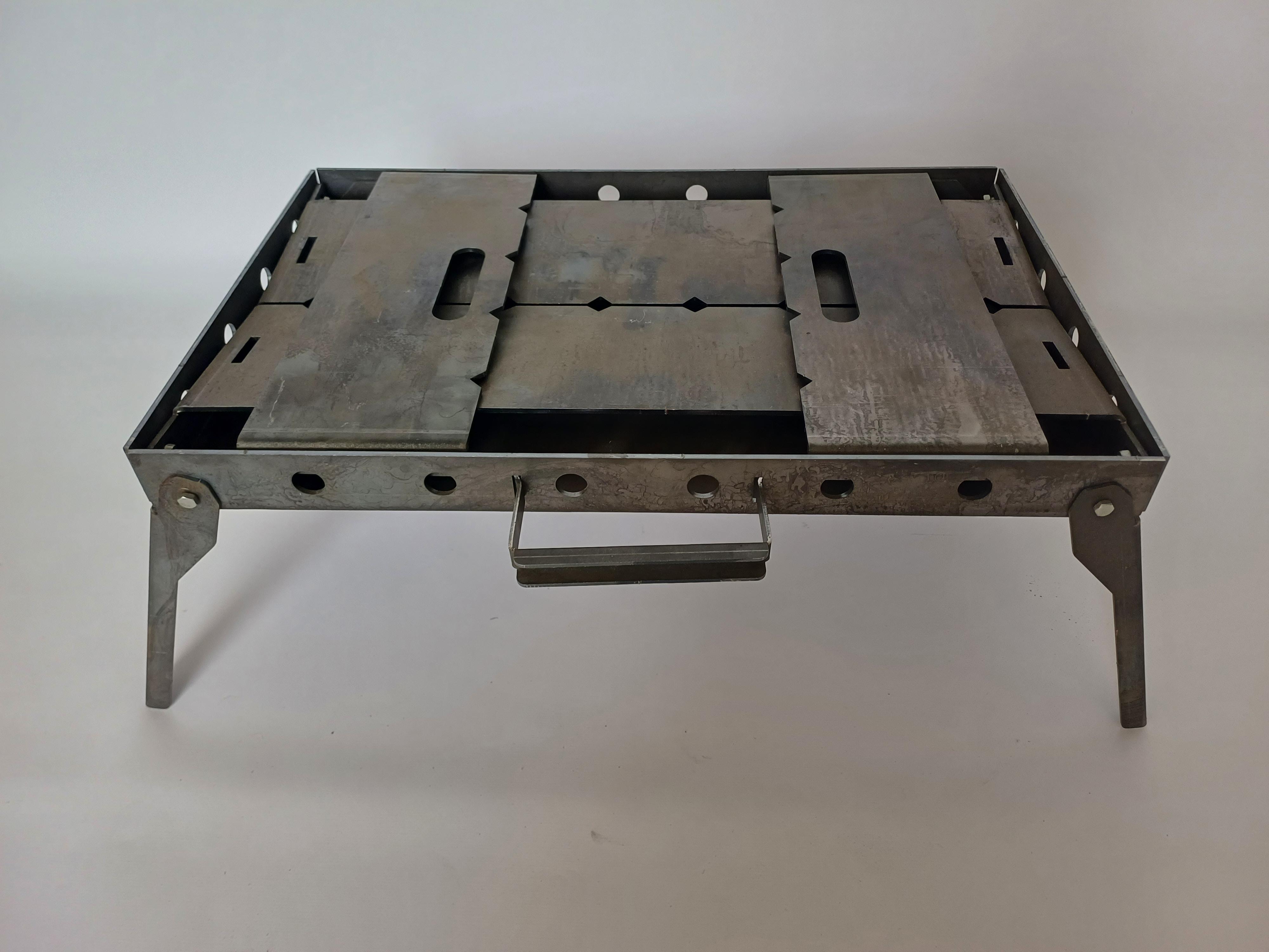 Мангал-валіза складний 8 шомпурів 3 мм (12062333) - фото 5 Мангал-валіза складний 8 шомпурів 3 мм (12062333) - фото 5