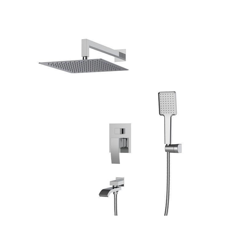 Душевая система встраиваемая KOER KB-66007-01 со смесителем Хром (KR3464)