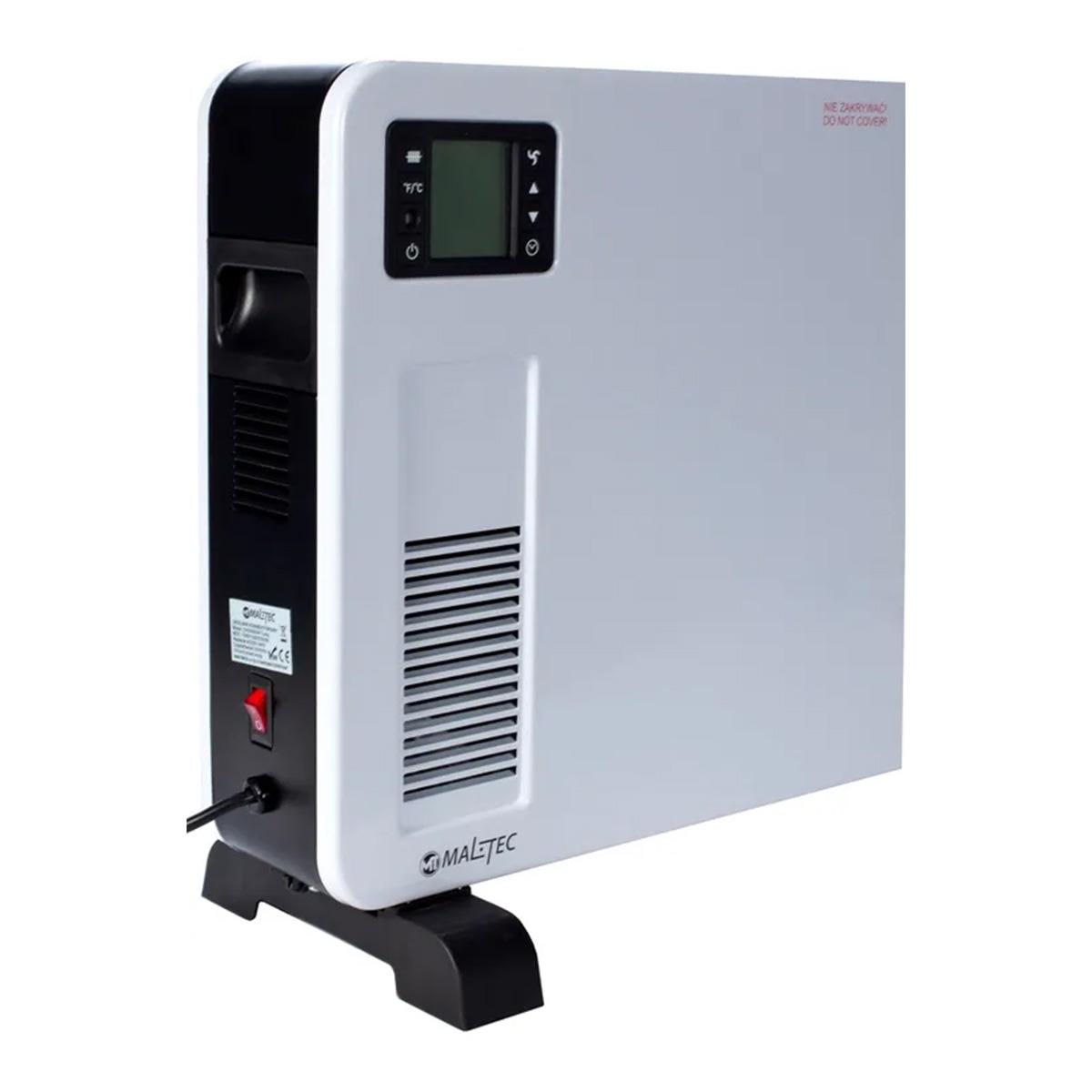 Конвектор-нагрівач з фронтальним обдуванням Maltec CH3500DW 107514 термостат дисплей/пульт ДК 3 режими 2300 Вт Білий - фото 9