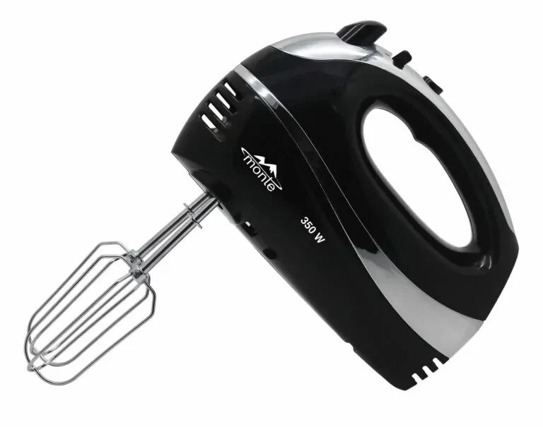 Міксер Monte MT-2000 350 Вт ручний 5 швидкостей/турбо віночки та гаки для тіста Black