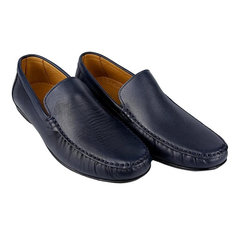 Мокасины мужские кожаные N-00050-1p. 39 25,5 см Синий - фото 3 Мокасины мужские кожаные N-00050-1p. 39 25,5 см Синий - фото 3