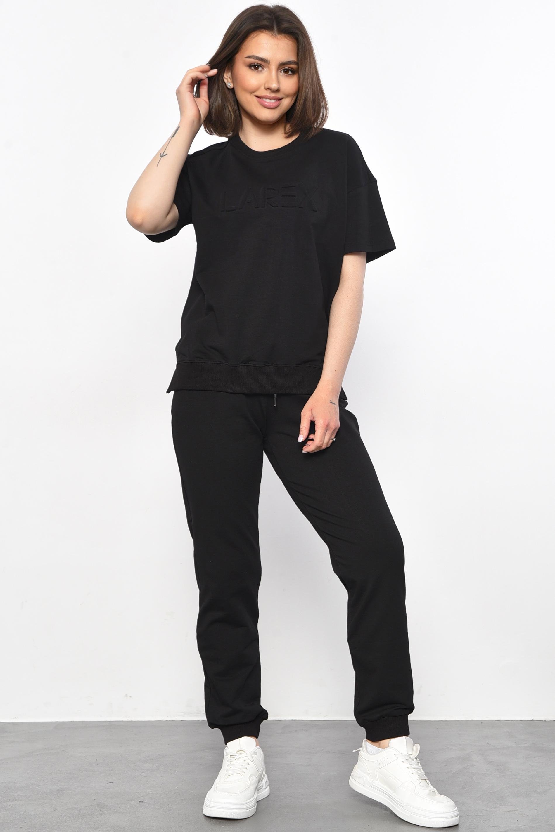 Спортивный костюм женский XL Черный (179042)