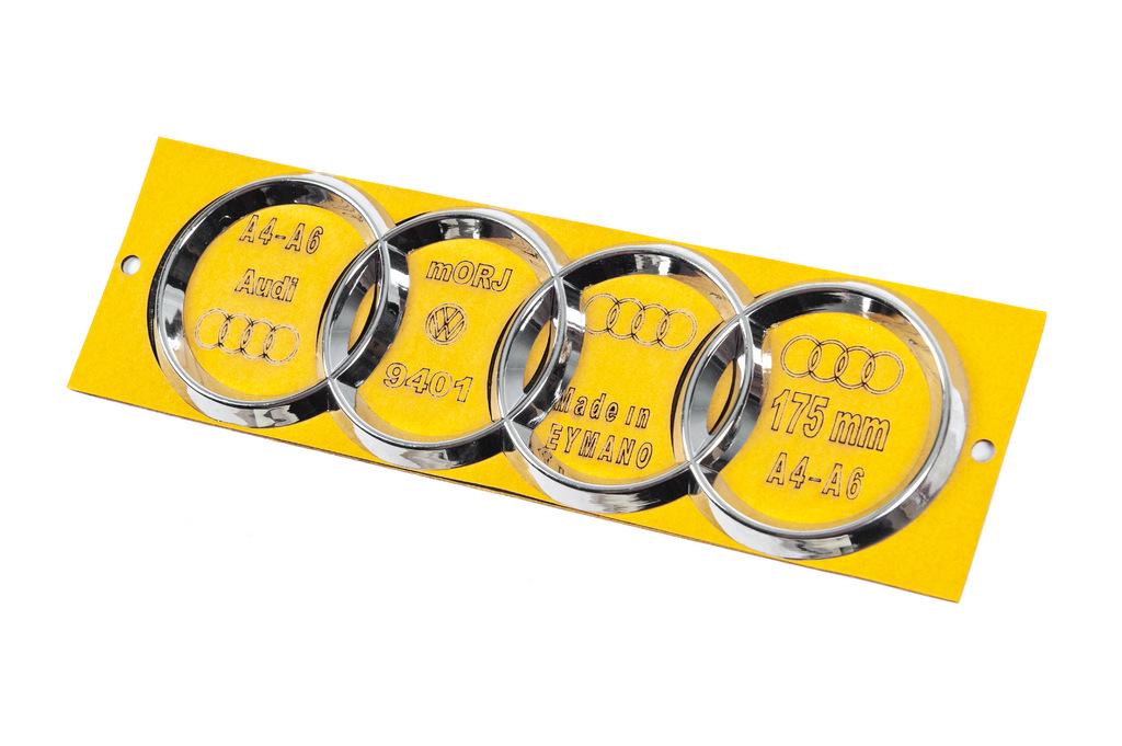 Емблема ABM для Audi abs-пластик Хром - фото 2