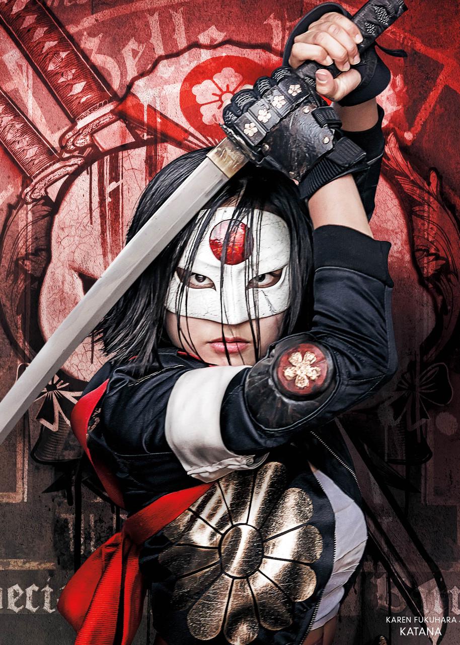 Картина постер Gee! Suicide Squad Отряд Самоубийц Катана 40х60 см SS.09.086