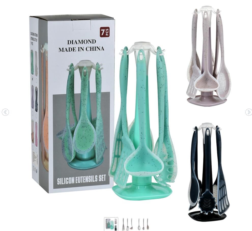 Набір кухонного приладдя на підставці 6 пр. (97561) Набір кухонного приладдя на підставці 6 пр. (97561)