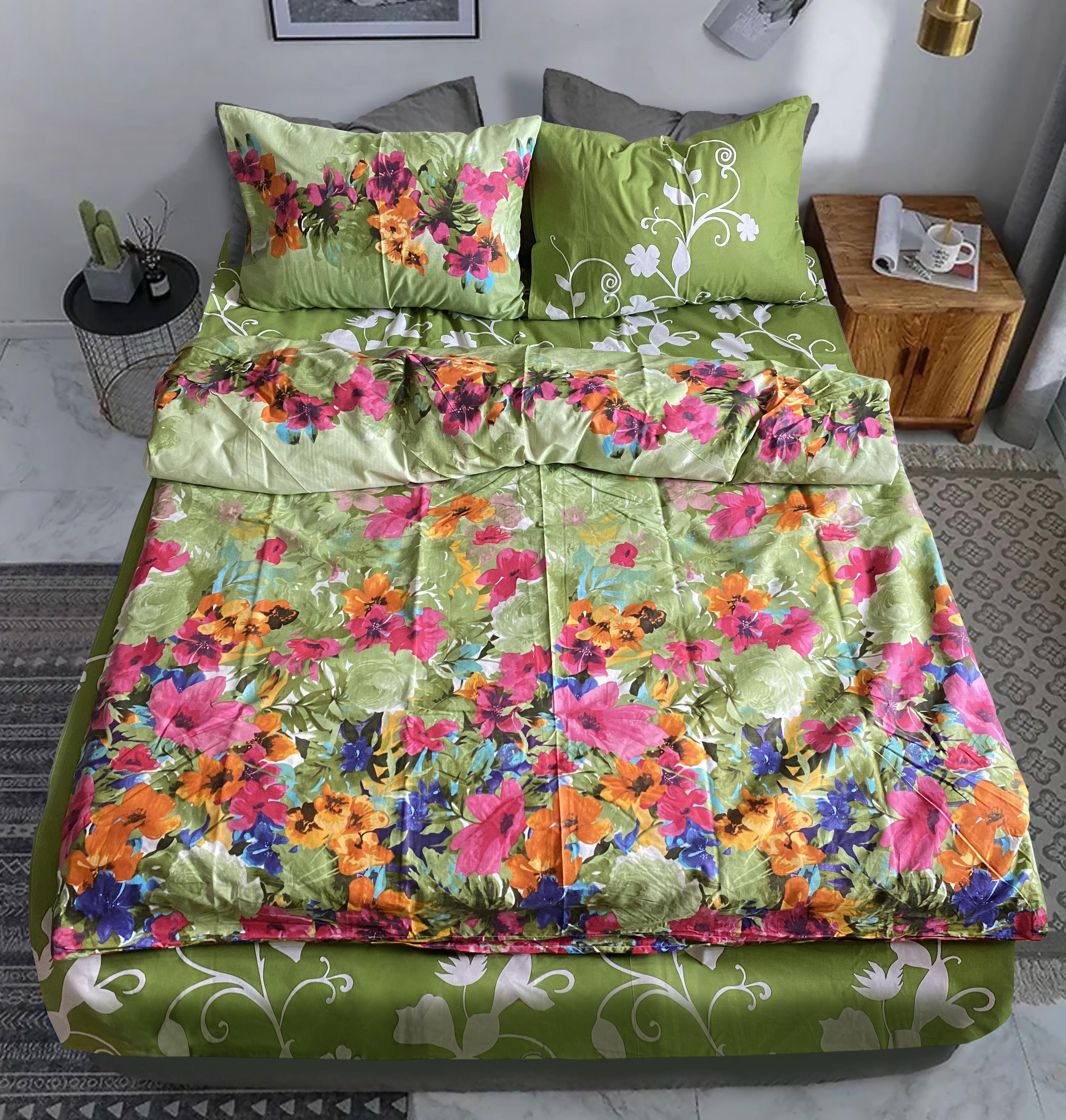 Комплект постельного белья евро Zastelli 3793 Curls 200х220 см Разноцветный (19809)