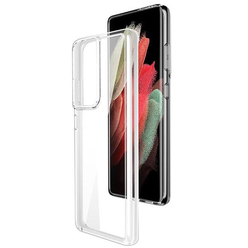 Противоударный TPU чехол Epic Transparent 1,0mm для Samsung Galaxy S21 Ultra Бесцветный (прозрачный)