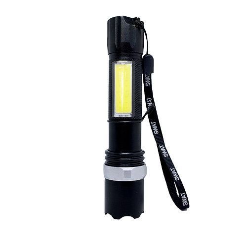 Фонарь ручной Bailong с аккумулятором (BL-007cob)