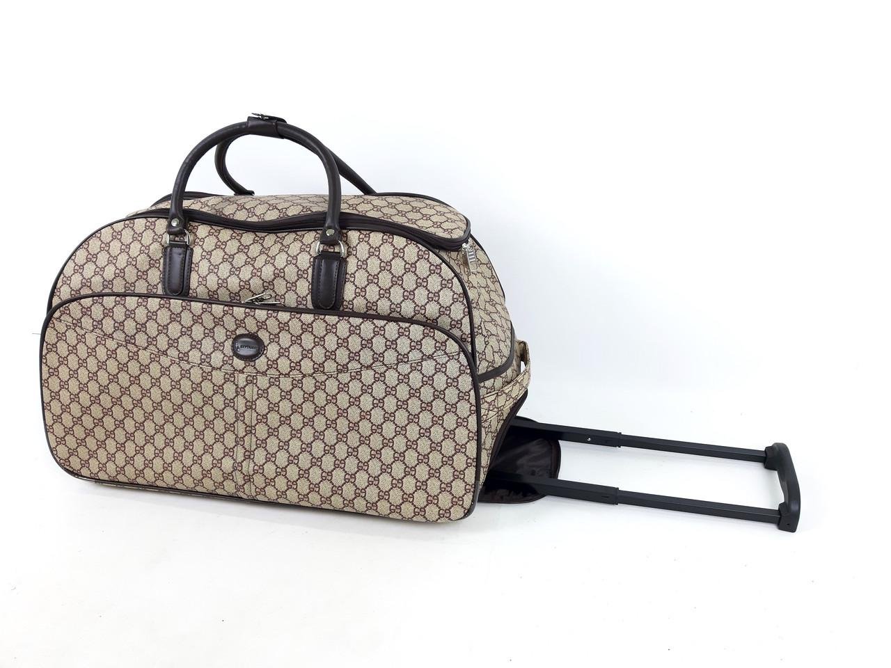 Сумка дорожня Sky Travelх55 л 54x27x35 см Кава з молоком (420-10) - фото 6 Сумка дорожня Sky Travelх55 л 54x27x35 см Кава з молоком (420-10) - фото 6