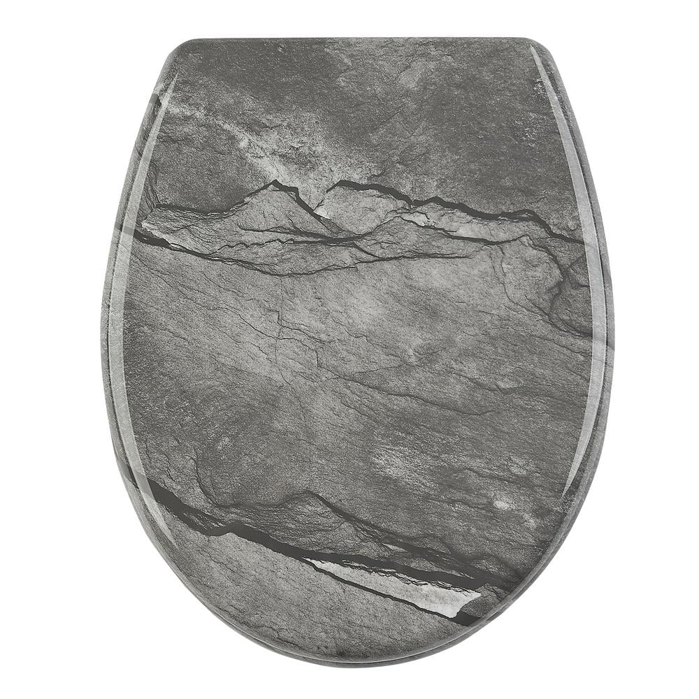 Крышка для унитаза AWD interior Greystone дюропласт 5,2x37,1x45,5 cм (AWD02181490)