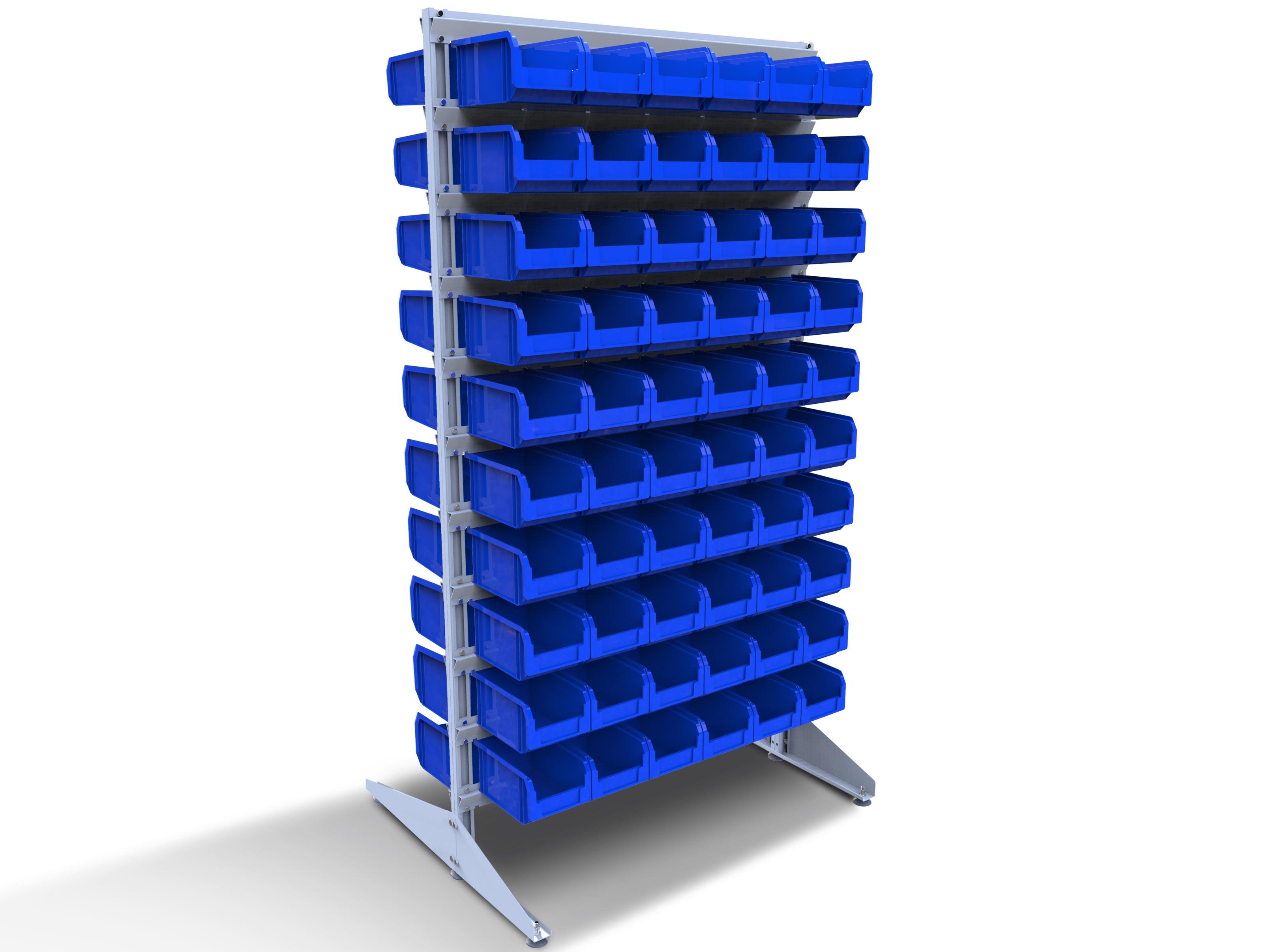 Стелаж для метизів двосторонній DS-18/1 700x1800x1000 мм (120021)