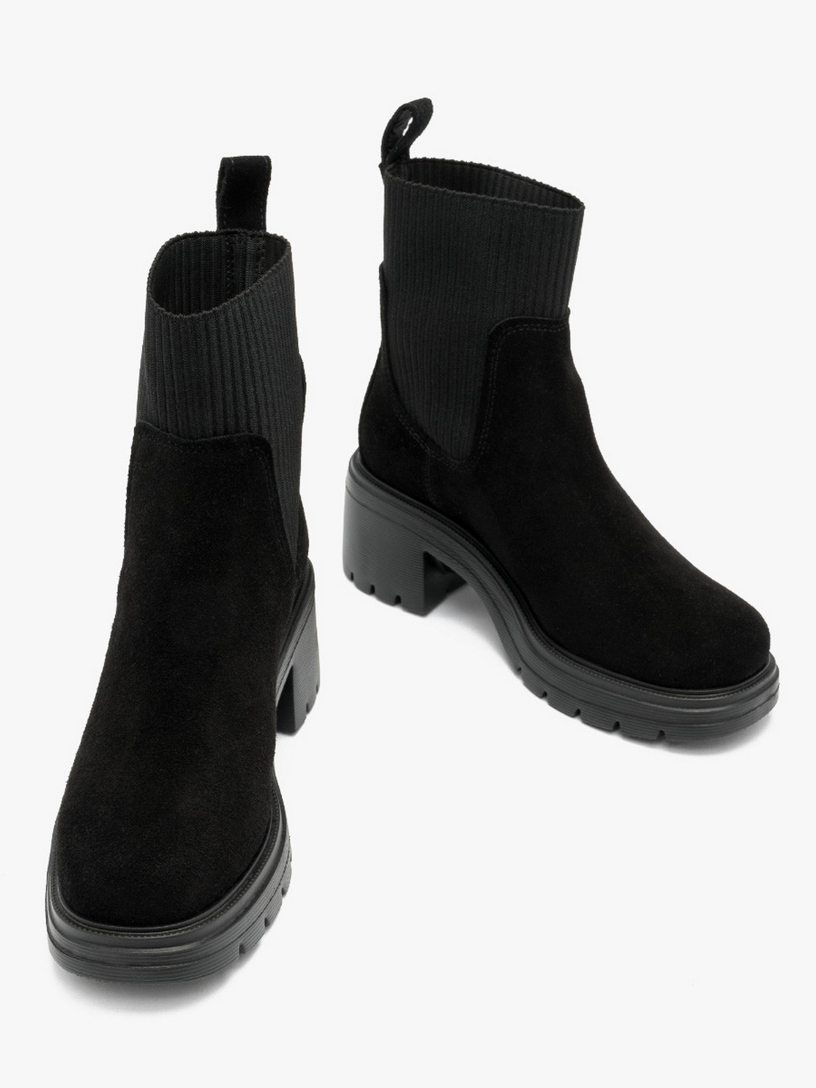 Ботинки челси женские замшевые RYLKO р. 40 Черный (4UY54___ __46)