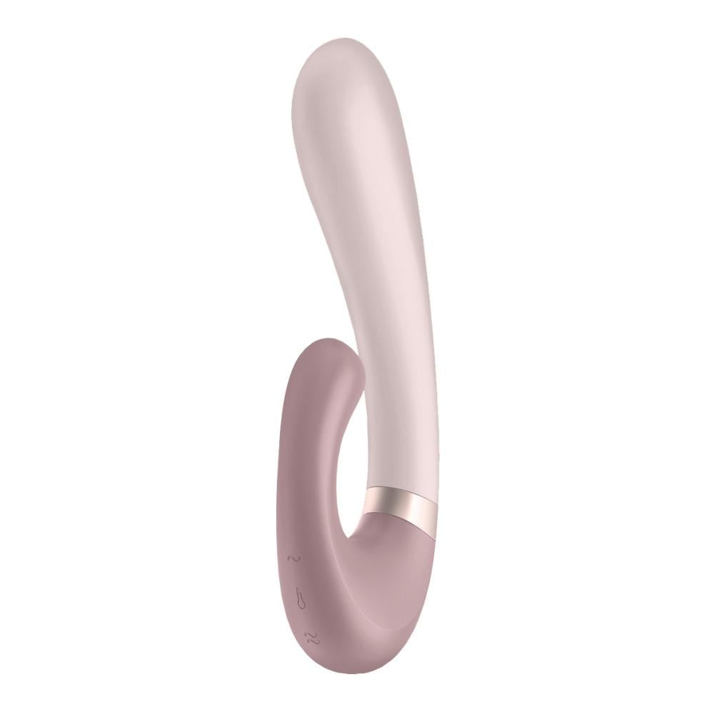 Вибратор двойной Satisfyer Heat Wave Connect App Mauve нежно-розовый (31408518)
