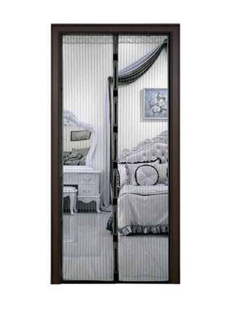 Штора антимоскітна дверна на магнітах 210х100 см Чорний - фото 1 Штора антимоскітна дверна на магнітах 210х100 см Чорний - фото 1