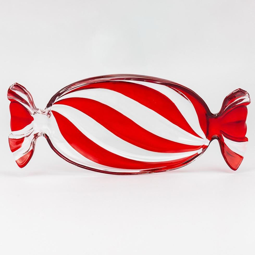 Блюдо Карамелька стекло 34,5 см (2020-009)