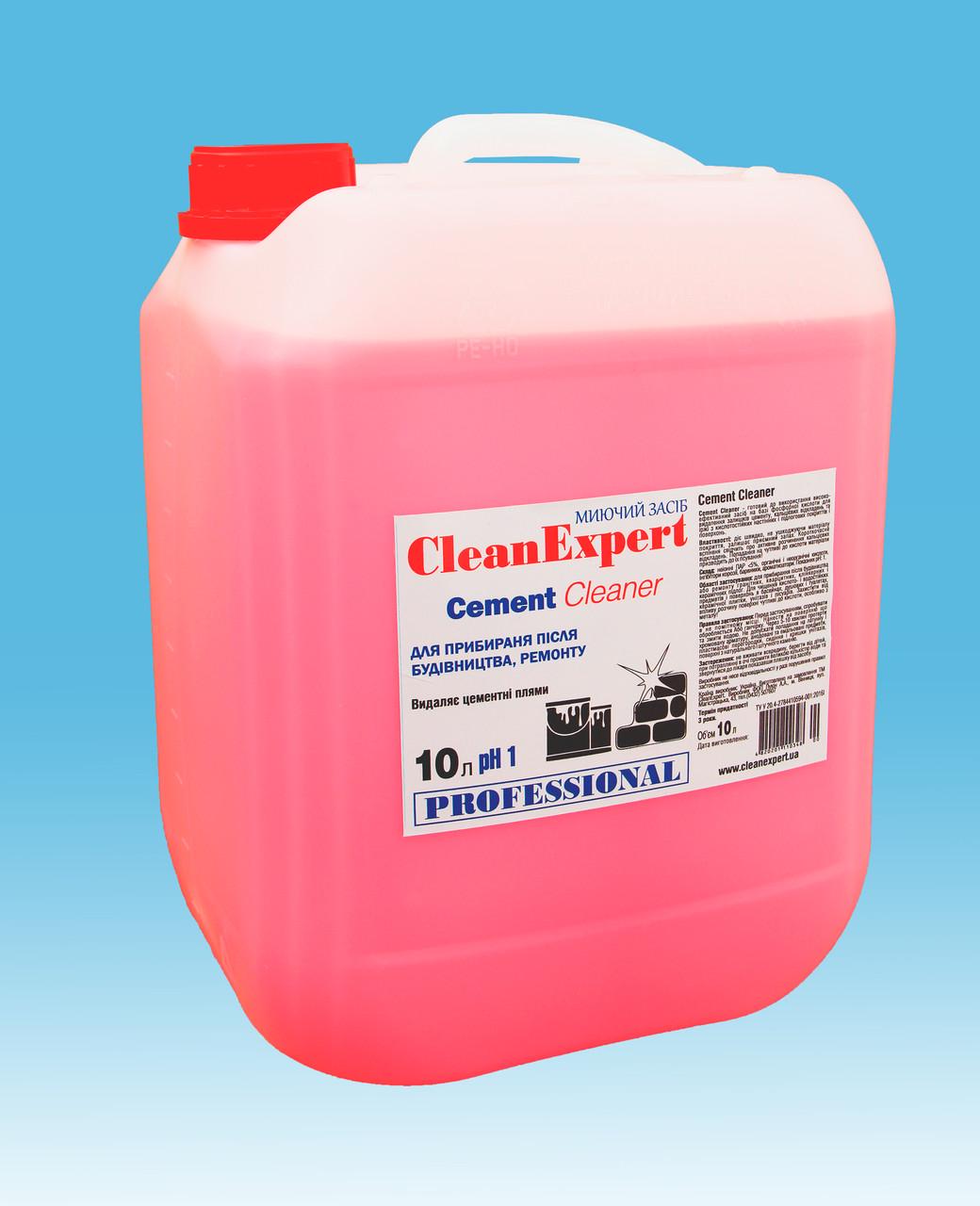 Засіб для видалення цементного нальоту Cleanexpert Cement Cleaner 10 л - фото 1