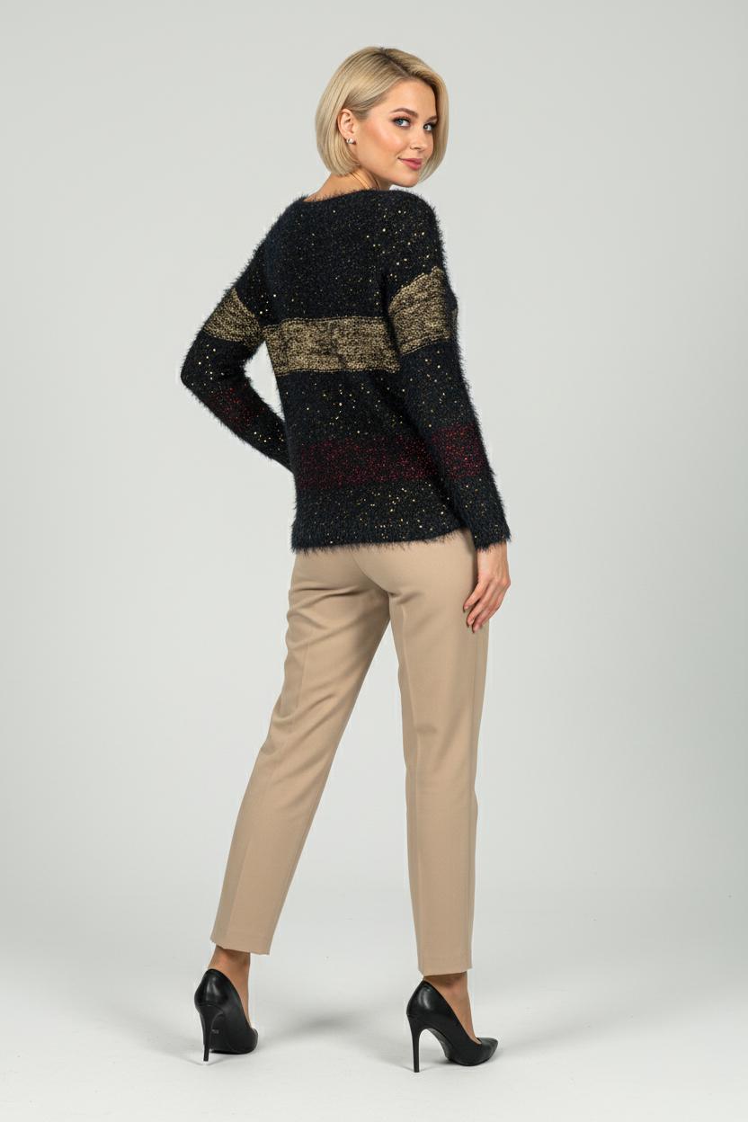 Светр жіночий демісезонний Lowett LW-935315 р. 42 Чорний (17852162) - фото 8 Светр жіночий демісезонний Lowett LW-935315 р. 42 Чорний (17852162) - фото 8