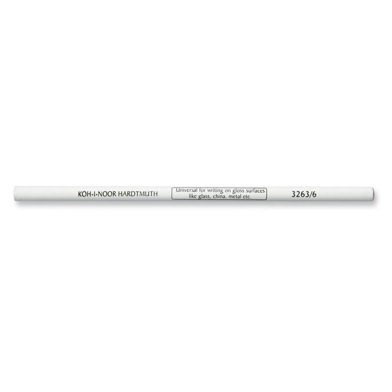 Карандаш перманентный Koh-i-noor стеклограф Белый (3263/6)