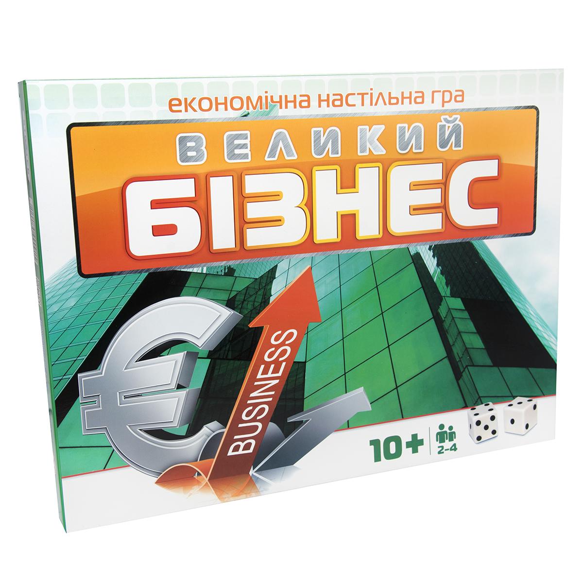 Настольная игра Strateg Большой Бизнес экономическая (30452)