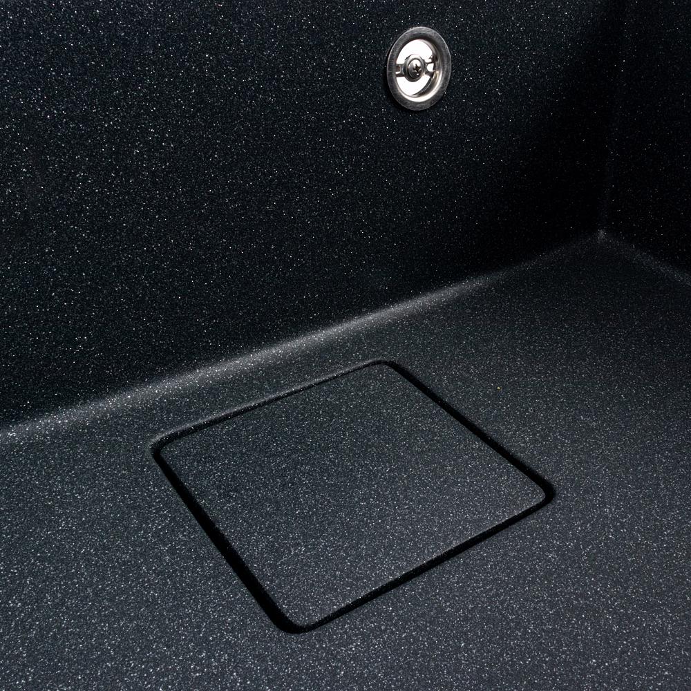 Мийка кухонна гранітна Valeso 6050 SHERLIT Антрацит - фото 5 Мийка кухонна гранітна Valeso 6050 SHERLIT Антрацит - фото 5