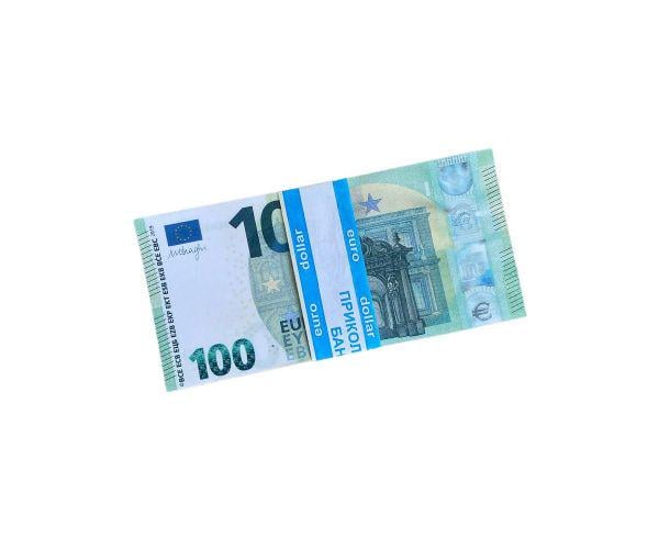 Деньги Сувенирные 100 евро реалистичные