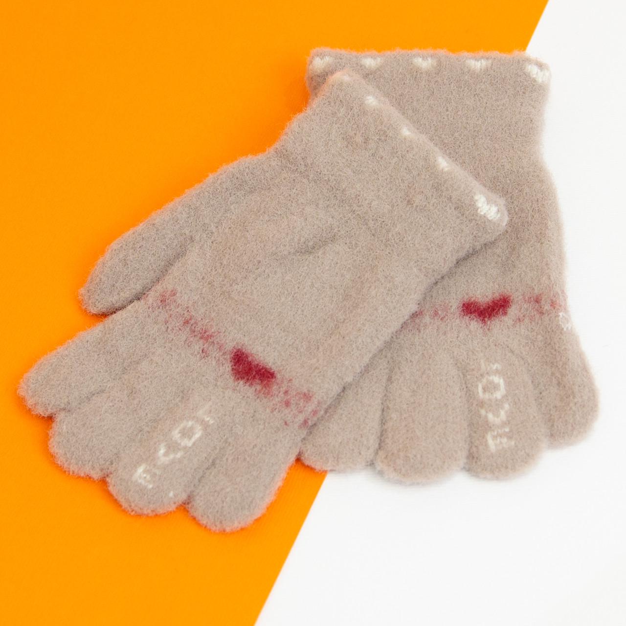 Перчатки для малышей на 1-3 года зимние 20-25-25 Серый (DR010123)