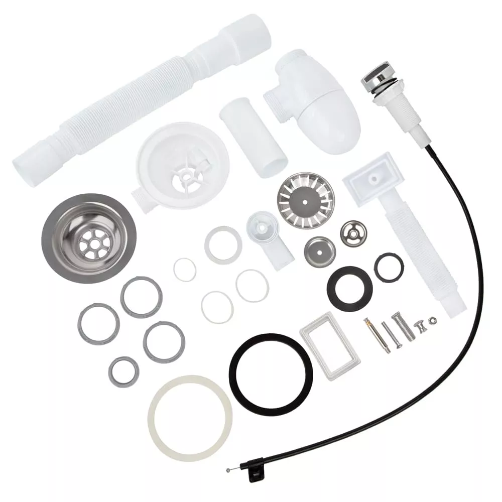 Сифон для кухни ITAL K1013SA 3 1/2" х 40 мм полуавтомат гофротруба 40х40/50 (SQ-1048519) - фото 2