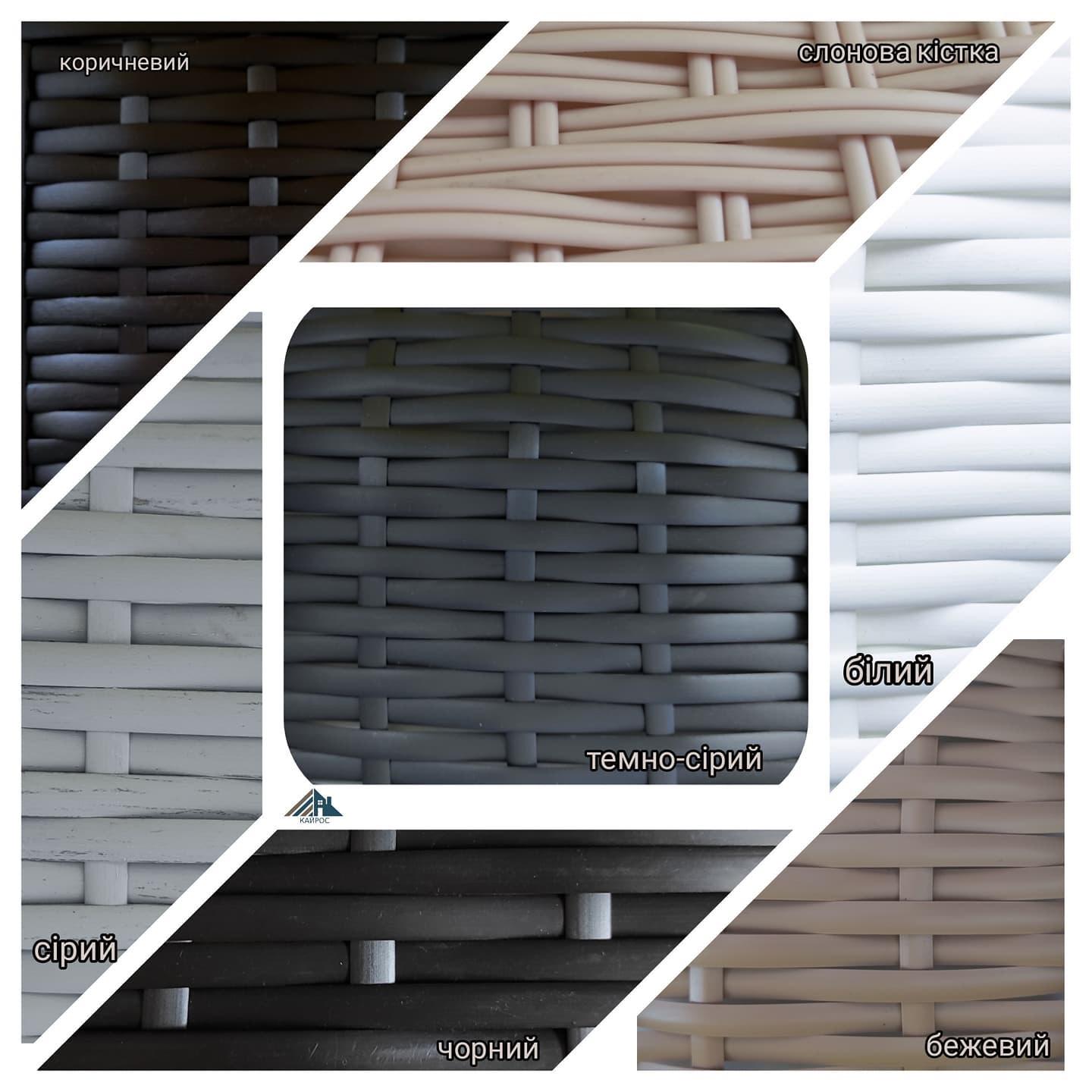 Крісло-кокон підвісне Garden з подушкою Чорний (15412279) - фото 5