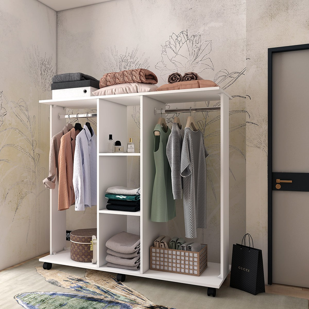 Гардеробна стійка Doros Д3 Білий (41510082) - фото 4 Гардеробна стійка Doros Д3 Білий (41510082) - фото 4