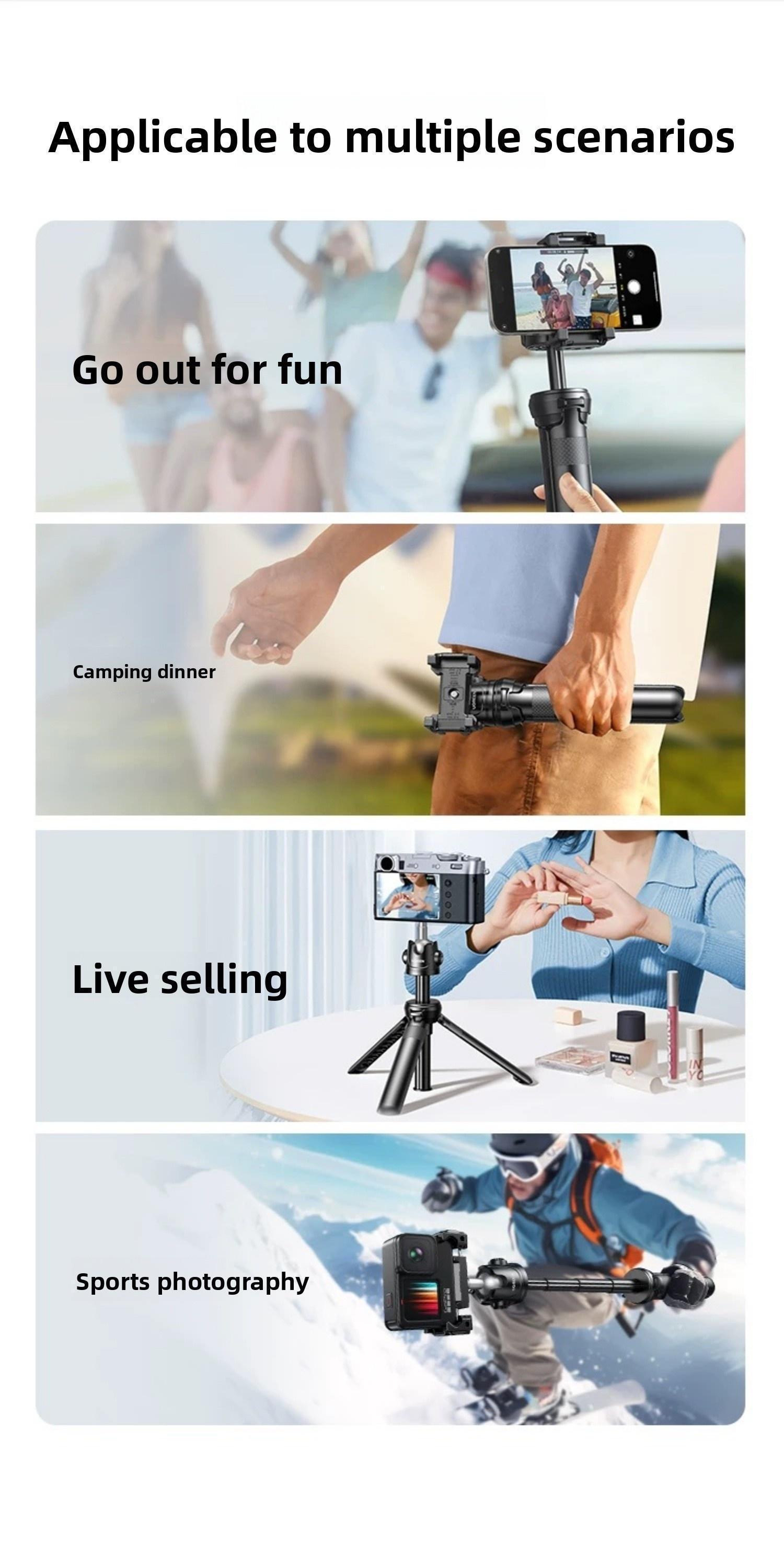 Монопод штатив Ugreen 15-37 см телескопический алюминиевый (25711) - фото 3 Монопод штатив Ugreen 15-37 см телескопический алюминиевый (25711) - фото 3