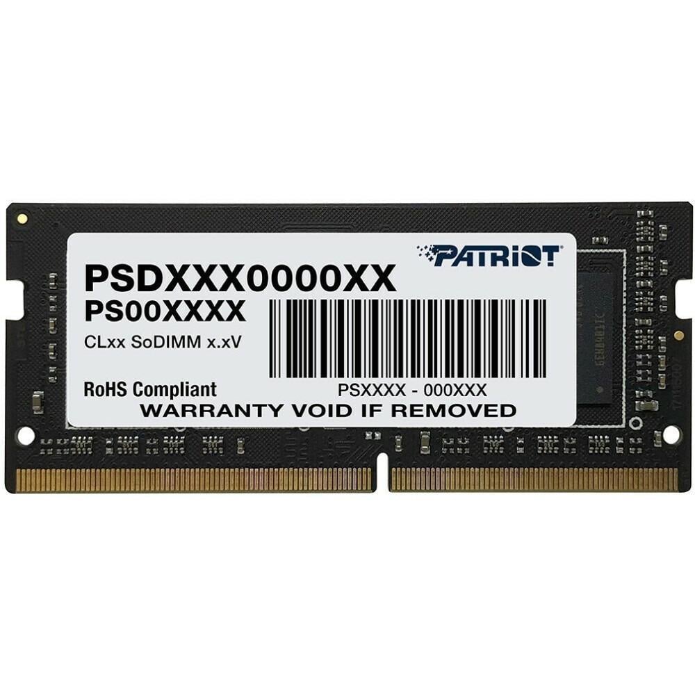 Оперативная память Patriot DDR4 SO-DIMM 8GB/3200 (PSD48G32002S)