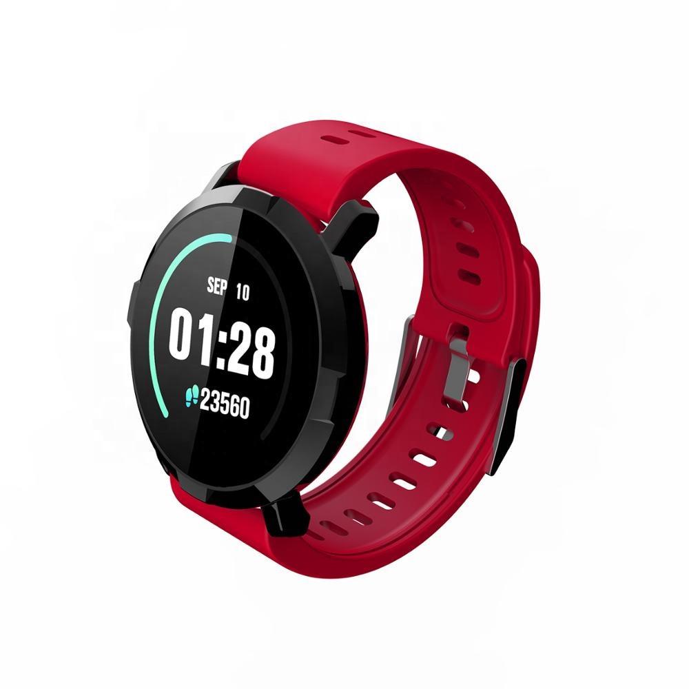 Cмарт-часы SUNROZ M29 1,22" 180 mAh Красный (SUN2709)