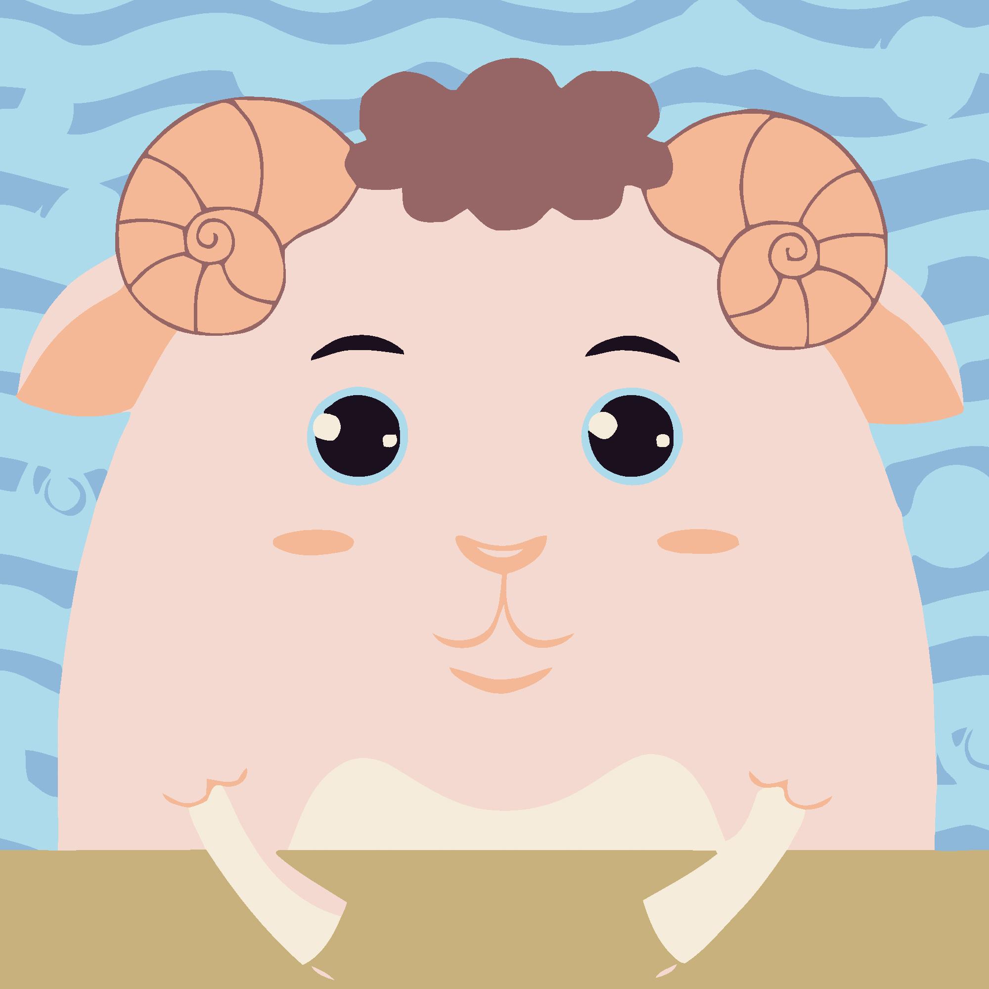 Картина по номерам Strateg Милость барашка 20x20 см (Str-HH7069)