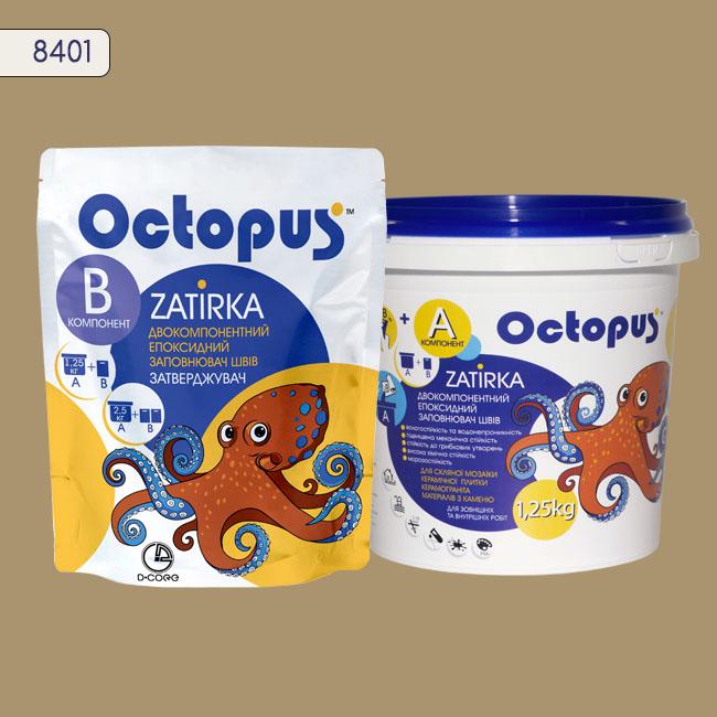 Затирка для плитки Octopus Zatirka 8401 эпоксидная 1,25 кг