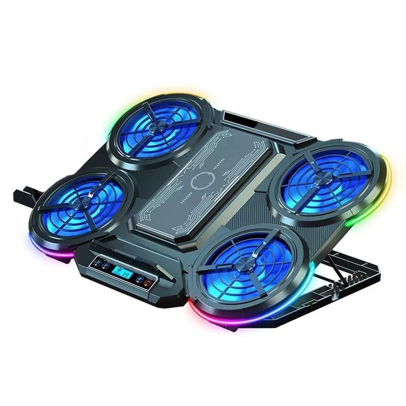 Подставка для ноутбука DYXON MEGAFREEZE 19 Gaming PRO SEMICONDUCTOR RGB Black (DXNMGFGPS19B)