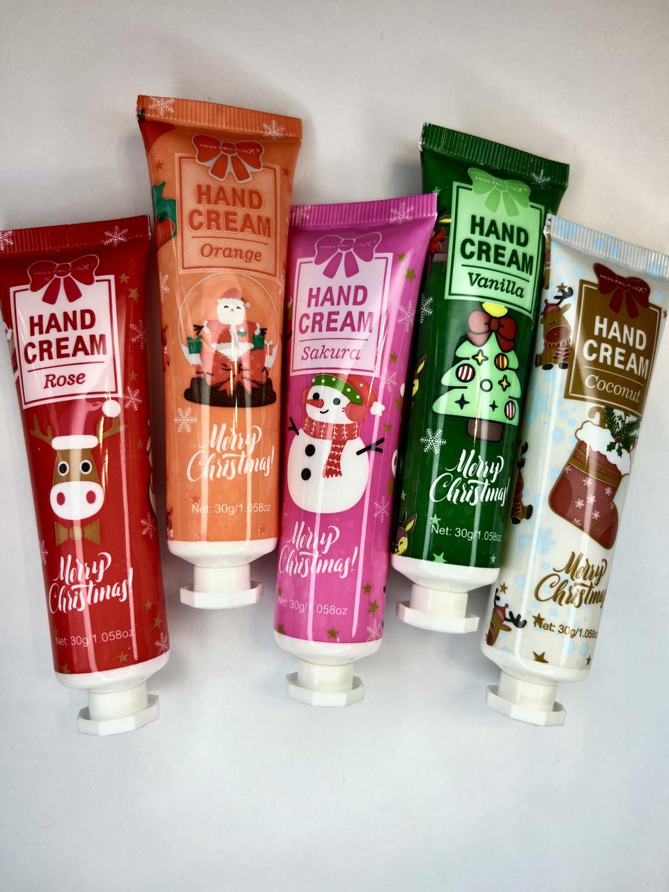 Подарунковий набір з 5 кремів новорічний 30 мл (2796976756) - фото 3