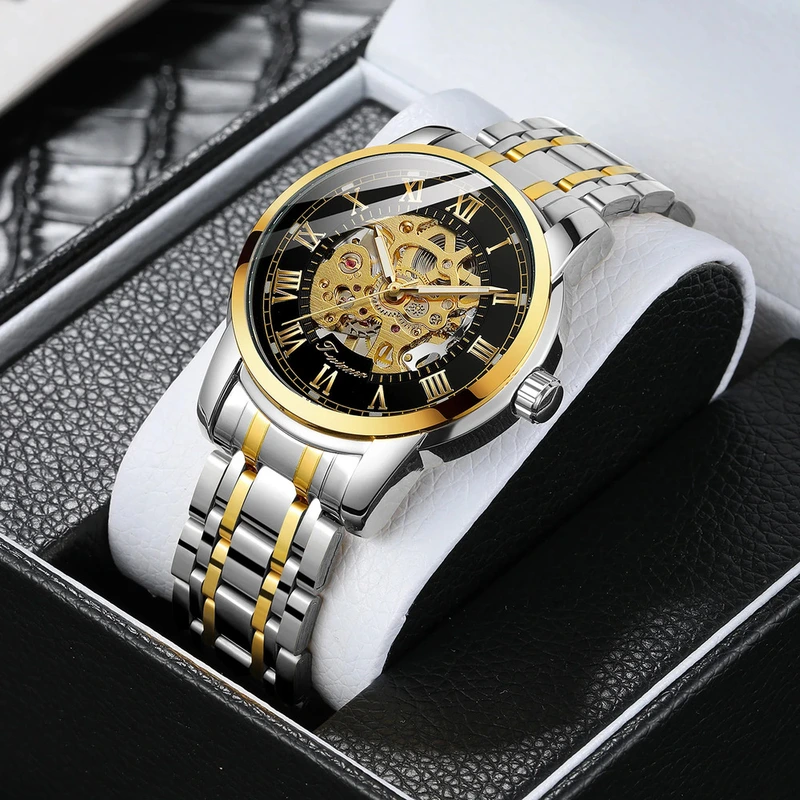 Наручные часы Winner 8250 Silver/Black - фото 2 Наручные часы Winner 8250 Silver/Black - фото 2