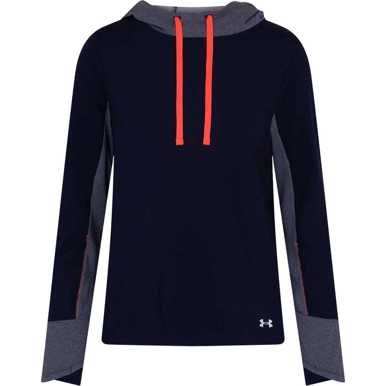 Худі жіноче Under Armour COLDGEAR COZY XS Синьо-сіро-рожевий (1370201-410)