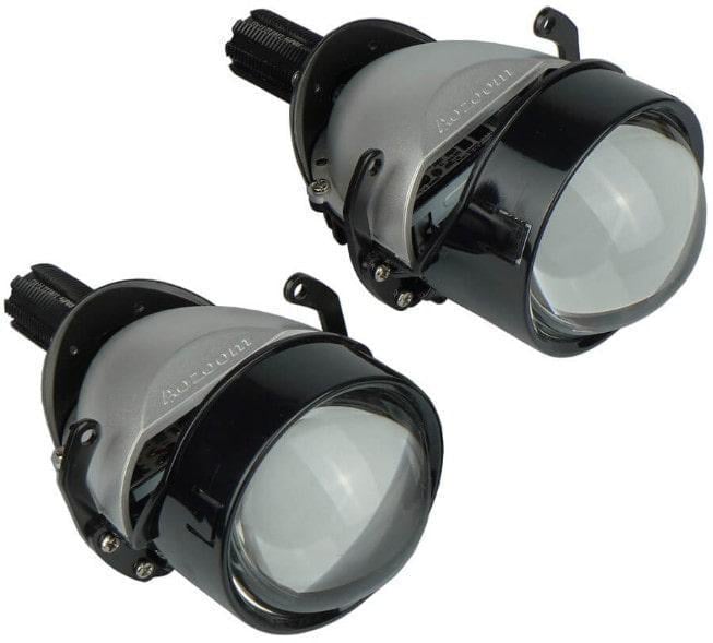 Линзы автомобильные светодиодные LED AMS A1 2,5'' F/R