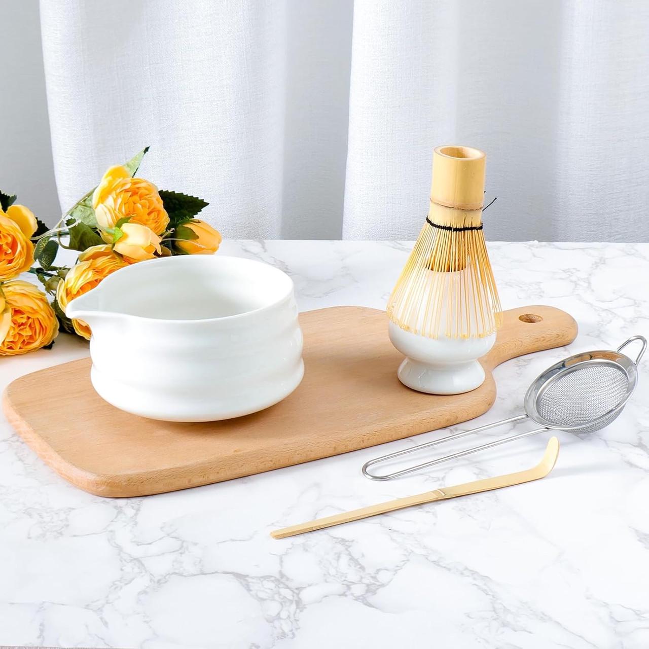 Набір аксесуарів для приготування матчі 5 предметів White (2508598990) - фото 2 Набір аксесуарів для приготування матчі 5 предметів White (2508598990) - фото 2