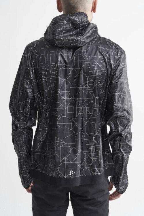 Чоловіча куртка CRAFT Lumen Wind Jacket 1907686-155999 P S Shapes/Black - фото 3